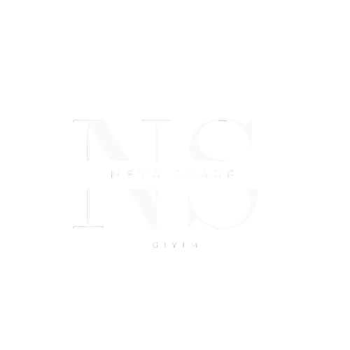 neva scarf logo siyah beyaz